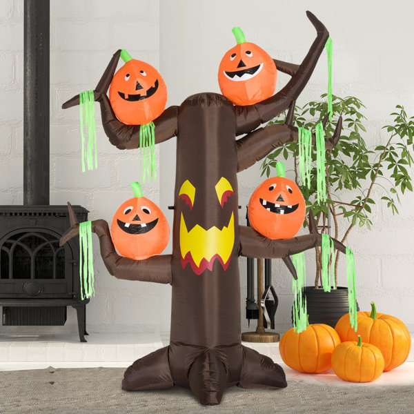 The Seasonal Aisle Agustina Halloween Pumpkin Ghost Tree 6